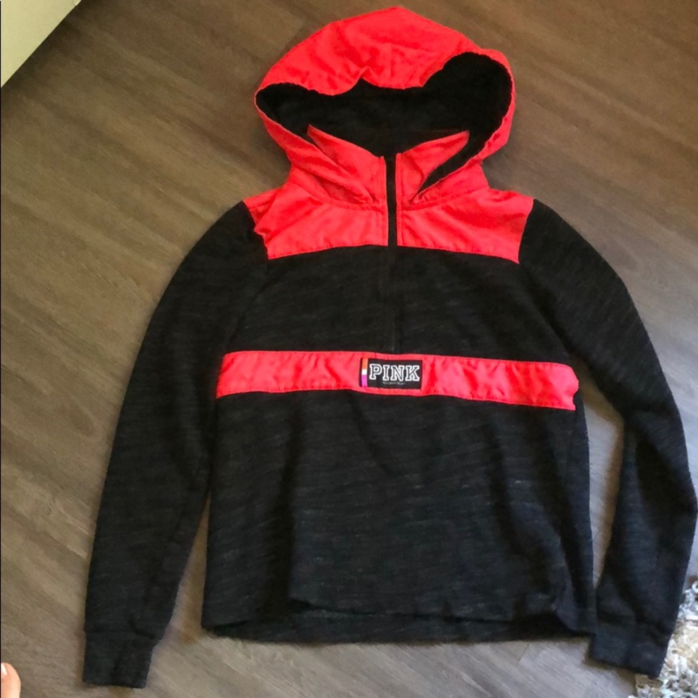 Pink sweatshirt hoodie